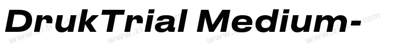 DrukTrial Medium字体转换 DrukTrial Medium字体转换